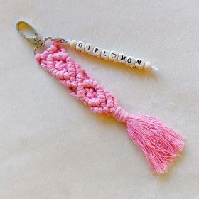Beloved Boho Key Chain (Style: Girl Mom)